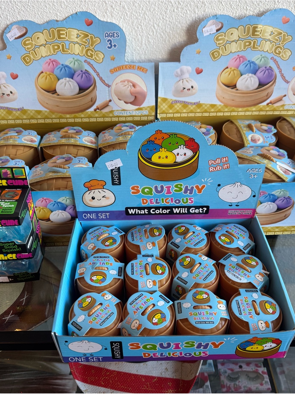 Squishy Delicious Squeezy Dumplings Surprise Toy - Pastel Multicolor